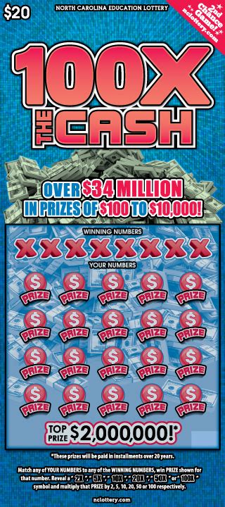 nc lottery scratch offs prizes remaining